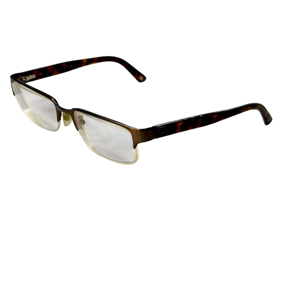 Monturas de gafas Versace para hombre 1269 5081 media montura de diseñador hechas en Italia 140 Foto 1 de 4