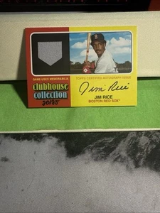 2024 Topps Heritage High Number Jim Rice Autographed Relic /25 - Picture 1 of 2