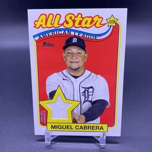 Relic! 🚨2024 Topps MIGUEL CABRERA 1989 All Stars Patch 89ASR-MC Tigers *crack* - Picture 1 of 4