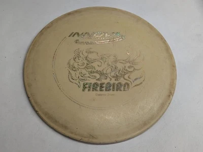 Innova DX Firebird Old Penned Disc Golf Fairway Driver White PFN 168g - Image 1 of 4