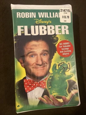 Flubber (VHS, 1998) New Sealed / Disney / Robin Williams - Image 1 of 4