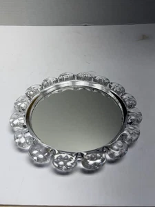 Cenicero de vidrio burbuja boopie transparente de colección Anchor Hocking posavasos plato de baratija MCM - Imagen 1 de 5