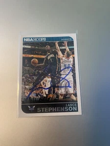 LANCE STEPHENSON signed card INDIANA PACERS GRIZZLIES CLIPPERS LAKERS autograph - Picture 1 of 1