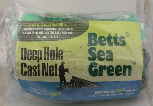 BETTS TACKLE Betts 14-8-DH 8Ft. Sea Green Deep Hole Cast Net 5/8" Mesh