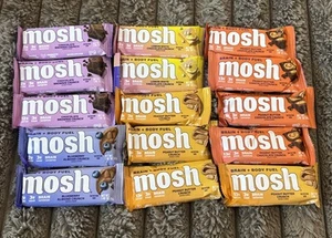 (15) MOSH Variety Pack Keto Protein Bars, High Protein and Fiber, Gluten Free - Picture 1 of 5