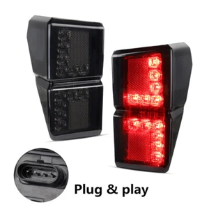 For Polaris Ranger 1000 XP Crew 2018-2021 LED Brake Tail Lights Smoked #2413766 - Picture 1 of 13