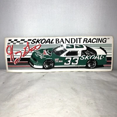 Adesivo de corrida vintage Harry Gant Skoal Bandit #33 não usado - Imagem 1 de 3