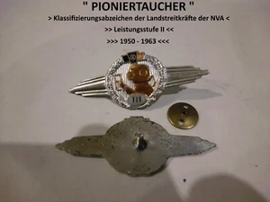 " Pioniertaucher "   Klasse III    Klassifizierungsabzeichen der NVA   (1950-63) - Bild 1 von 1
