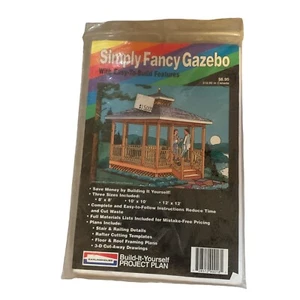 New Vintage Build It Yourself Simply Fancy Gazebo Garlinghouse Project #90018 - Picture 1 of 5