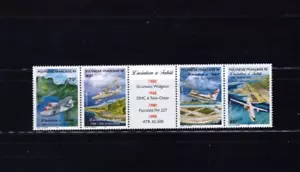 French Polynesia 730 Aviation Planes 1998 VF MNH Complete Set #5#LP - Picture 1 of 2