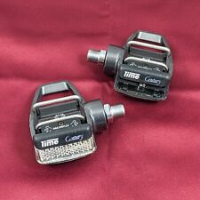 Vintage 80’s Time Century Carbon Tritech Road Pedals Missing Reflector