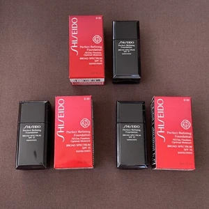 3x Base de Refinación Shiseido Perfecta - D30 Marrón Muy Rica 30mL SPF15 Nueva en Caja - Imagen 1 de 2