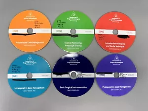 Association of Surgical Technologies Surgical Case Management Series 6 Disc DVD - Picture 1 of 9