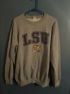LSU ladies Grey Sweatshirt size M - Picture 1 of 4