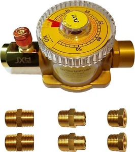 1 Hour Gas Timer Safety Valve, mechanical principle non electric Timing Shut Off - Picture 1 of 5