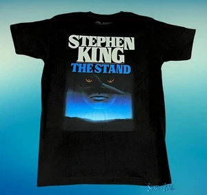 New The Stand Stephen King Book Cover 1978 Mens Vintage Throwback T-Shirt  - Picture 1 of 2