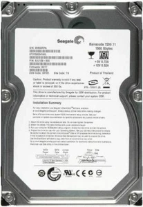 Disque Dur Seagate barracuda 7200.11 ST31500341AS 1.5TB 7.2K 32MB SATA II 3.5'' - Afbeelding 1 van 3