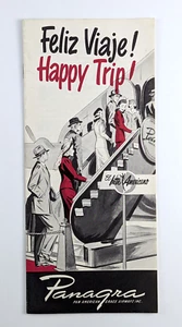 Vintage Panagra Brochure In English And Spanish Pan American Grace Airways - Picture 1 of 9