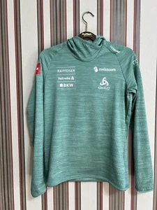 ODLO Swiss Ski Team Thermo Midlayer Ski Hooded TOP Trikot Damen Gr. S - Bild 1 von 17