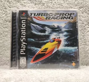 Turbo Prop Racing (PS1, 1998) *CIB w/ Reg Card* VGC* Black Label* FREE SHIPPING! - Picture 1 of 9