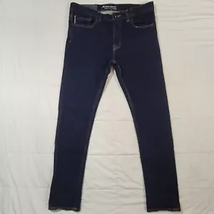 Jack Threads Selvedge Stretch Jeans 33/32 Skinny Denim Pants 5 Pocket Design - Picture 1 of 16
