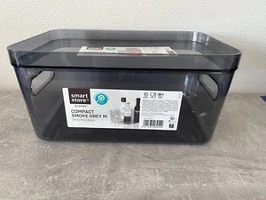 SmartStore Aufbewahrungsbox-Set M 5,3L mit Deckel rauchgrau stapelbar BPA-frei - Bild 1 von 10