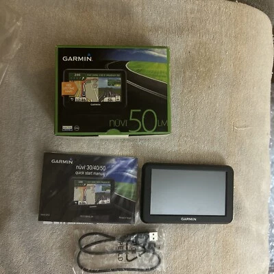 Garmin NUVI50LM GPS - Black Used For Parts - Image 1 of 4