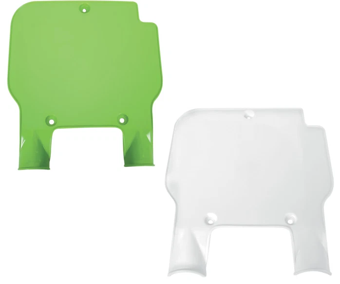 Placa de numeración delantera verde/blanca OVNI para Kawasaki KX125/250/500 90-95 de colección Foto 1 de 1