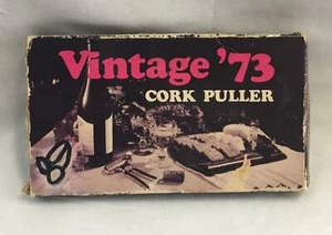 Vintage 73 Wine Cork Puller Bottle Opener - Picture 1 of 7
