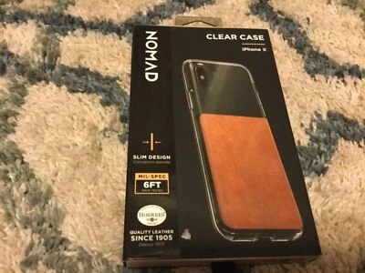 Nomad clear case for iPhone X - slim design - Image 1 of 4
