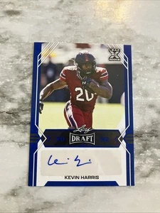 2022 Leaf Draft Kevin Harris RC #BA-KH1 Auto Blue South Carolina - Bild 1 von 2