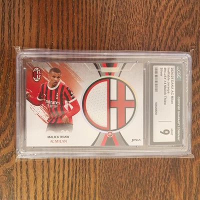 Malick Thiaw 2024-25 Daka AC Milan Ineffable Jerseys Relic /50 CGC9 - Image 1 of 2