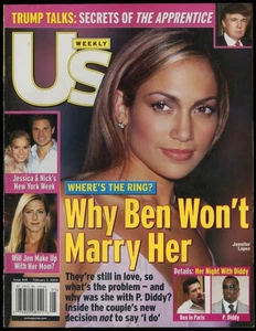 FEBRUARY 2 2004 US WEEKLY MAGAZINE, DONALD TRUMP APPRENTICE, JENNIFER LOPEZ - Picture 1 of 1