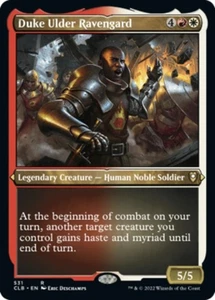 1x - Duke Ulder Ravengard - ETCHED FOIL - Commander Legends: Baldur's Gate MTG - Picture 1 of 1
