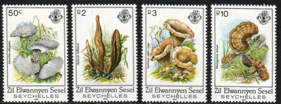 Sello Seychelles-ZES 92-95 - Setas Foto 1 de 1