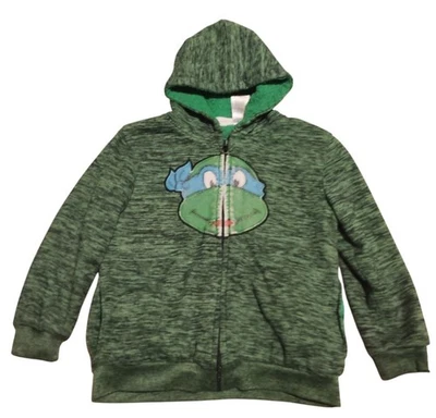 Sudadera con Capucha Teenage Mutant Ninja Turtles Verde Camuflaje Leonardo Talla Niños 7yo Foto 1 de 4