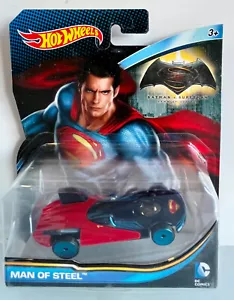 HOT WHEELS DC COMICS Man of Steel Character Car 2015 NEW - Picture 1 of 2