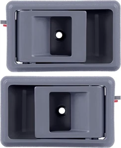 Juego de manija de puerta interior derecha izquierda gris para camioneta Toyota Tacoma 4Runner - Imagen 1 de 4