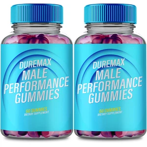 (2 Pack) Duremax Male Gummies, Dure Max Men Performance Supplement Gummy - Picture 1 of 3