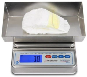 NEW Detecto WPS12DT Stainless Steel Mariner Wet Diaper Scale - Picture 1 of 5
