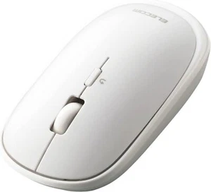 ELECOM Wireless Mouse Bluetooth Slint M-TM10BBWH/EC Thin Silent 4 Buttons w - Picture 1 of 7
