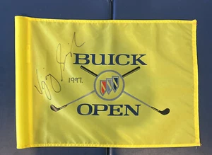 AUTOGRAPHED VIJAY SINGH BUICK OPEN HOLE FLAG. 1997. HIS WINNING YEAR! - Picture 1 of 8