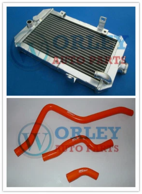 Radiador de aluminio 660R Raptor 660 YFM660R 2001-2005 ATV para Yamaha manguera roja Foto 1 de 4