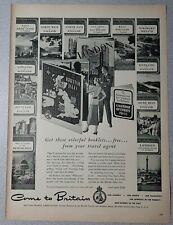 1948 British Travel Association Vintage Print Ad Come to Britain London Scotland