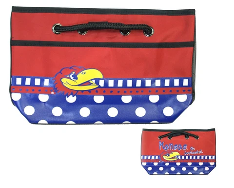 Ncaa Licensed Kansas Jayhawks Ladies Artsy Purse Tote Cover