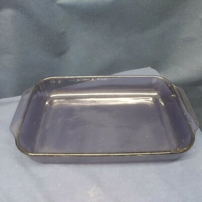 PYREX Oblong 3 Quart Handled Baking Dish, Cranberry Glass  - Image 1 of 4