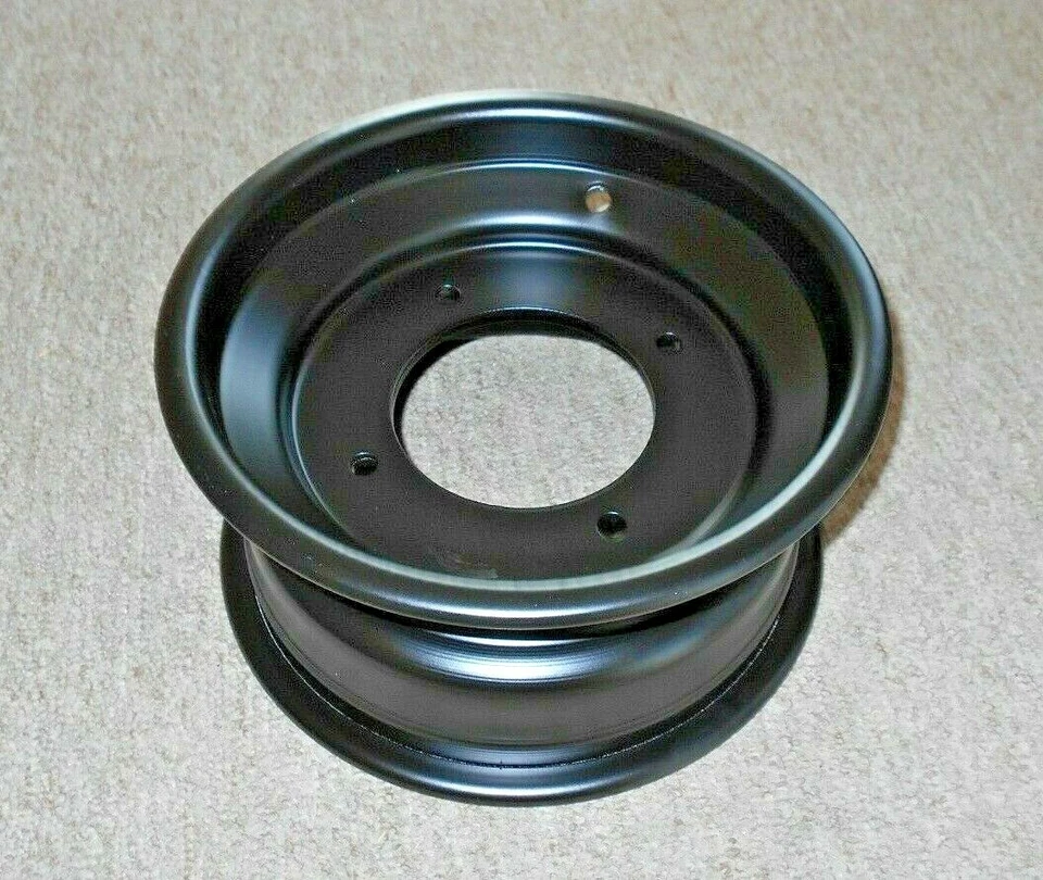 RUEDA DELANTERA YAMAHA BORDE ENROLLADO NEGRA, LLANTA, YFZ450, YFZ450R, RAPTOR, BANSHEE, BLASTER Foto 1 de 1