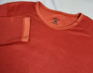 women's PATAGONIA CAPILENE Thermal weight shirt Orange pullover crewneck sz L - Picture 1 of 6
