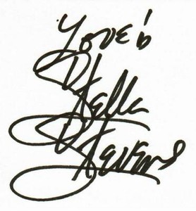 “The Silencers" Stella Stevens Hand Signed 3X5 Card