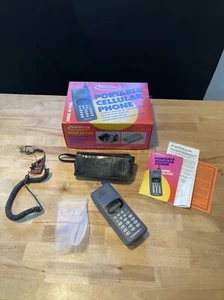 Vtg 90s Cell Phone Ameritech Motorola AC-P300 Tested Working! Powers On W/ Cord - Picture 1 of 24